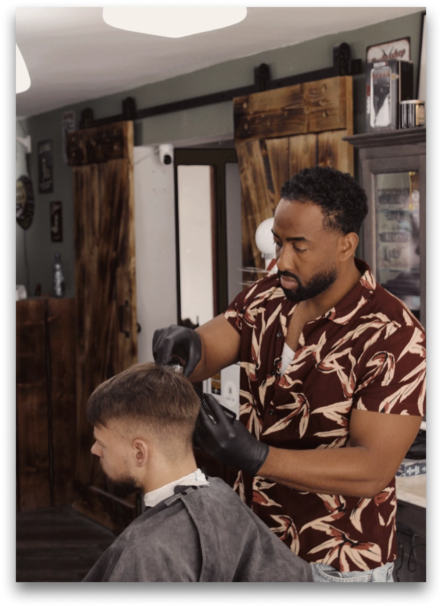 Image of the owner of the barbershop